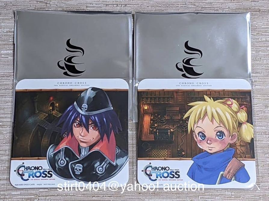 Amazon.co.jp: スクエニカフェ コラボ クロノクロス 限定 コースター